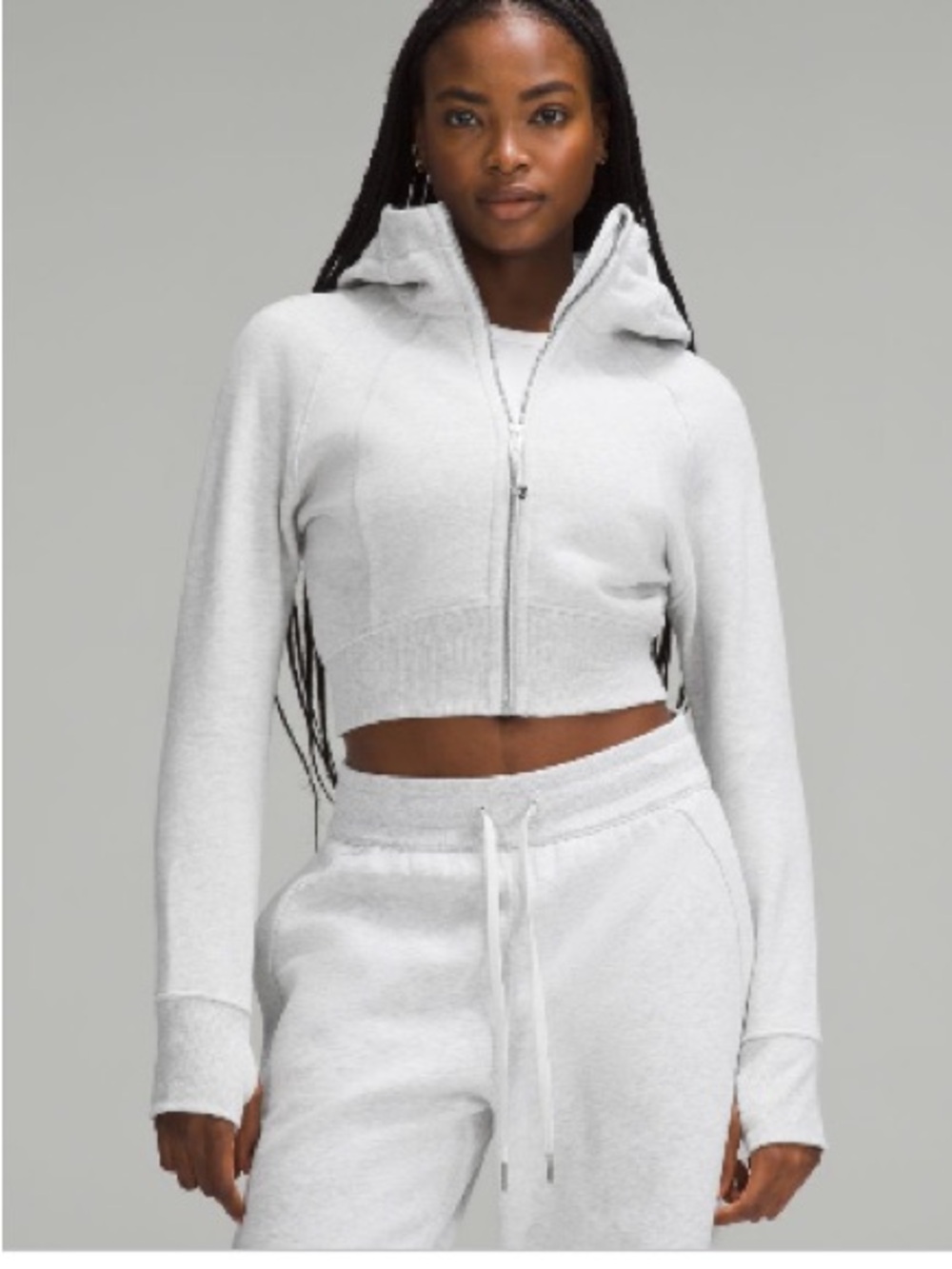 lululemon athletica Scuba Cropped Zip Hoodie
